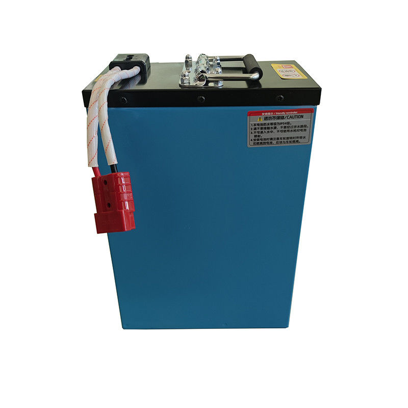 Electric Forklift Lithium Ion Battery 2000 Cycles Max Charge Current 80ah Size 250*165*450mm