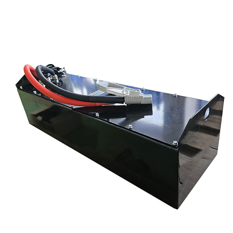 Black Forklift Lithium Battery With 60Ah Capacity For Long Lasting Performance