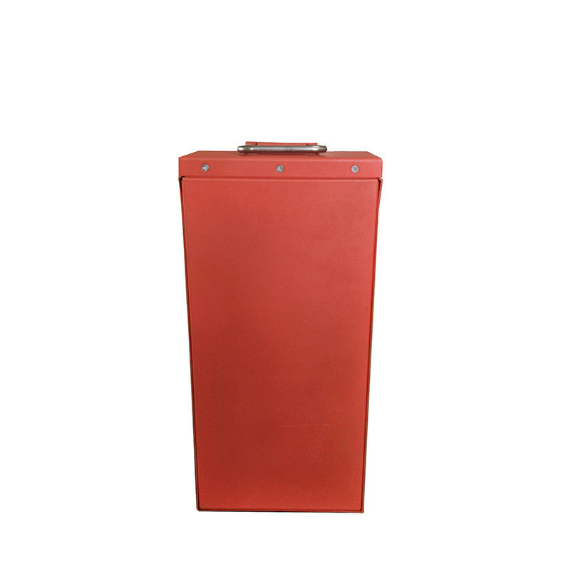 Red Lift Truck Lithium Battery With 24V Voltage For Long Service Life