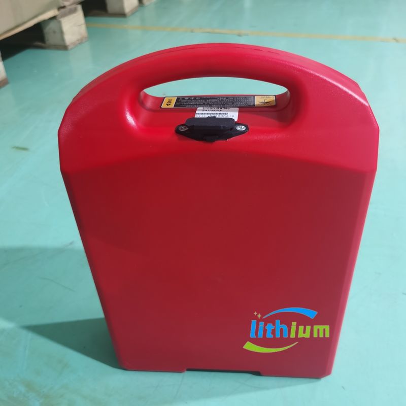 Black Colored Electric Forklift Lithium Ion Battery with Capacity 30Ah Voltage 24V
